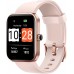 HAFURY Smart Watch, Alexa & Microphone Built-In, 10-Day Battery, 1.69"Display Fitness Tracker, Blood Oxygen, Heart Rate, Sleep, Stress Monitor, 5ATM Waterproof, Smartwatch for Android iOS Phones, Pink